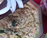 A picture of step 5 of Coconut Chutney (with split gram).