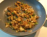 A picture of step 1 of Chickpea Masala Veggie Burgers.