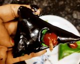 A picture of step 8 of Chocolate Paan.