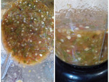 Carne de puerco en salsa de molcajete