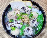 Hình bước làm 4 của món Bún Mọc
