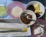 Foto langkah ke 1 dari resep Brownies Putih Telur Topping Kelapa.