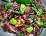 Foto langkah ke 4 dari resep Oseng Gereh Pete Lombok Ijo.