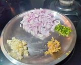 A picture of step 2 of Protein rich soya granules and paneer kebab or kids.