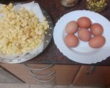 Foto del paso 2 de la receta Tortilla de papas con cebolla, calabacín y perejil