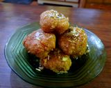 A picture of step 8 of Balushahi (Traditional Indian Sweet).