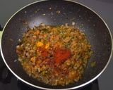 A picture of step 5 of Hara Choliya.