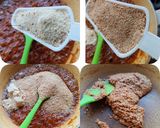 A picture of step 3 of Healthy Til Gud Peanut Burfi.