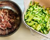 沙茶豬肉小黃瓜的食譜步驟1照片