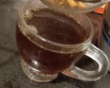 A picture of step 3 of Persian kehwa.