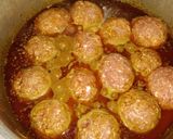 A picture of step 5 of Koftay Salan.