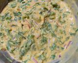 A picture of step 3 of Moli patte pakode.