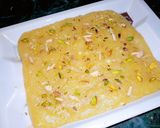 A picture of step 5 of Potato Burfi.