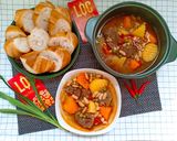 Hình bước làm 4 của món Bò nấu đậu