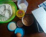 Foto langkah ke 1 dari resep Roti Tawar Pandan Kukus (no mixer).