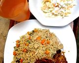 A picture of step 4 of Teriyaki rice.