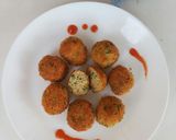 Foto langkah ke 6 dari resep Bola Bola Tempe Bayam.