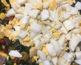 Foto del paso 3 de la receta: 🥗CANASTITAS🥗 DE VERDURAS Y QUESOS 🥗🧀🥚🧅🌽🫑🥬🫒🥕🧀🥗