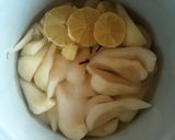 Körtekrémleves mandulával recept fázis 1 fotója