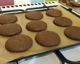 A picture of step 8 of Vickys Christmas Pudding Cookies, GF DF EF SF NF.