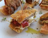 Foto del paso 9 de la receta: Pincho de Cachopo de Piquillo y Brie en Pan de Coca