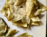 Foto del paso 2 de la receta: Flores de alcachofas con jamón