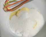 A picture of step 1 of Jira biscuit (eggless).