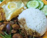 Gambar langkah 10 resipi Nasi Ujang Ayam #phopbylinimohd #batch18.