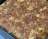 Une image de l'étape 6 de Tarte aux œufs et oignon nouveau.