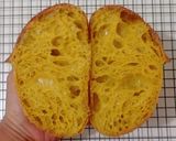 Foto langkah ke 27 dari resep Kunyit Lada Hitam Sourdough Bread (Open Bake Method - Oven Tangkring).