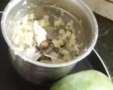 A picture of step 1 of Raw mango pakoda.