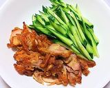 A picture of step 1 of Chinese Salad with Leftover Karaage.