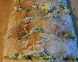 A picture of step 2 of GARLIC BREAD.......