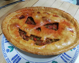 Foto del paso 19 de la receta: Empanada de pimiento y chorizo terrorífica🎃