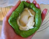 A picture of step 6 of Strong Matcha Milk Anpan.
