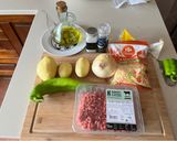 Foto del paso 1 de la receta: Rollo de patata relleno de carne