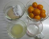 A picture of step 1 of Easy Marmalade with Kumquats.