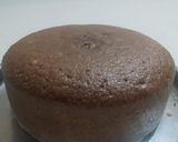 A picture of step 4 of Chocolate suji cake.