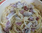 Foto langkah ke 5 dari resep Fettuccine carbonara.