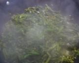 A picture of step 7 of saute rapini.