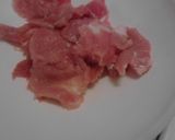 A picture of step 2 of Garlic Parmisan Pork Noodle Skillet.