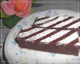 A picture of step 12 of Baked Chocolate Cake for Valentine's Day.