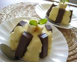 A picture of step 9 of Striped No-Bake Cheesecake.
