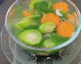 Foto langkah ke 4 dari resep Sayur Bening bayam wortel.