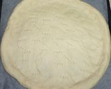 A picture of step 3 of Soft and Fluffy Bread Machine Pizza Dough with Pesto Genovese Sauce.