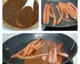 Hotdog and Leek in Whole Grain Mustard Sauce recipe step 3 photo