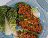 A picture of step 8 of Kisir (Turkish bulgur salad).