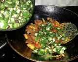 A picture of step 9 of BHINDI DO PYAZA / ONION AND OKRA STIR FRY.
