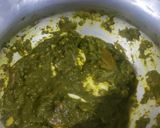 A picture of step 7 of Egg spinach curry.