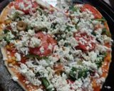 A picture of step 7 of Veg pizza.